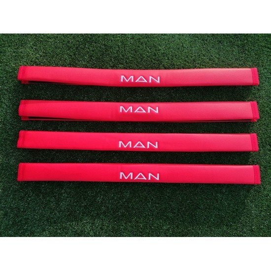 AGARRADERAS DE CAMION POLIPIEL LOGO MAN 4UDS