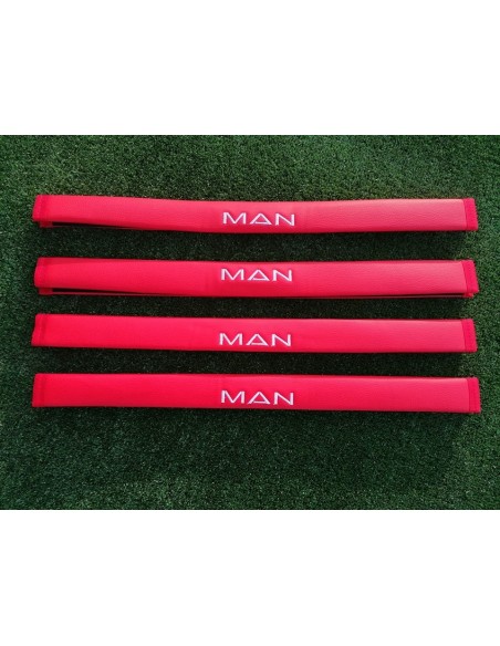 AGARRADERAS DE CAMION POLIPIEL LOGO MAN 4UDS