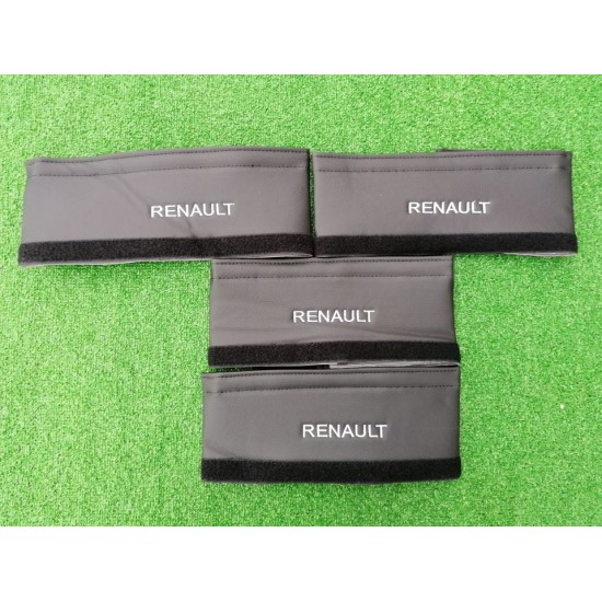 AGARRADERAS DE CAMION POLIPIEL LOGO RENAULT 4UDS