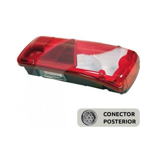 PILOTO TRASERO LC8 ORIGINAL DEREC BL 7 PIN TRASERO TRIANGULO/MATRIC **