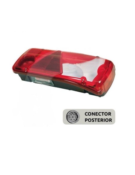 PILOTO TRASERO LC8 ORIGINAL DEREC BL 7 PIN TRASERO TRIANGULO/MATRIC **