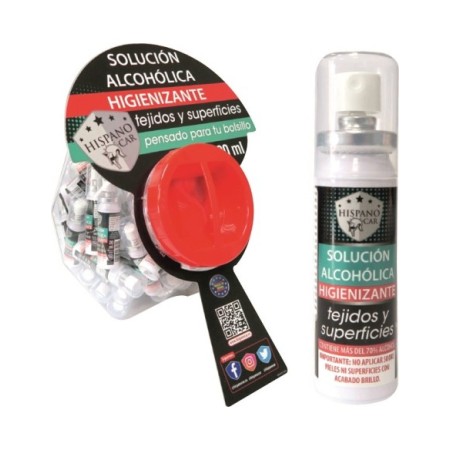 HIGIENIZANTE TEJIDOS Y SUPERFICIES DE BOLSILLO SPRAY 20ML EXP.60UD (PRECIO 1UD)