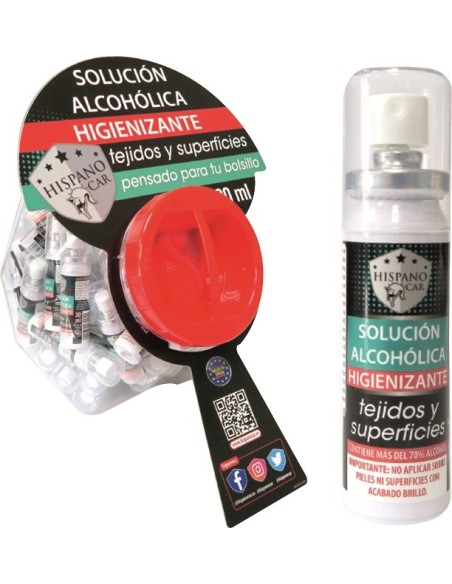 HIGIENIZANTE TEJIDOS Y SUPERFICIES DE BOLSILLO SPRAY 20ML EXP.60UD (PRECIO 1UD)