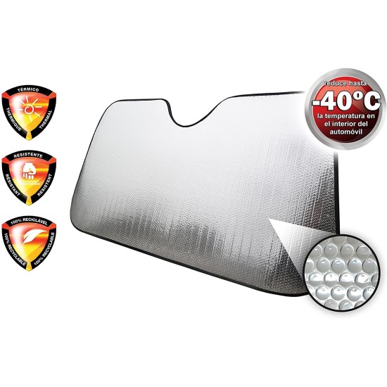 PARASOL DELANTERO "COVERPRO" EXTRAFUERTE T/XL 140X80CM