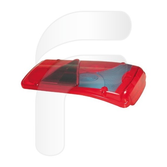 TULIPA PILOTO TRASERO LC8 DEREC AZUL CON TRIANGULO **