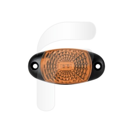 PILOTO LED GALIBO LATERAL OVALADO AMBAR 72X34X18 MM 12/30V **