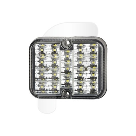 PILOTO LED TRASERO CUADRADO DE MARCHA ATRAS HOMOLOGADO 101X81X29MM 12/24V **