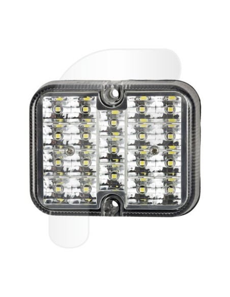 PILOTO LED TRASERO CUADRADO DE MARCHA ATRAS HOMOLOGADO 101X81X29MM 12/24V **