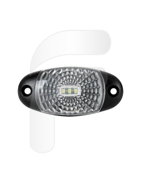 PILOTO LED GALIBO DELANTERO OVALADO BLANCO 72X34X18 MM 12/30V **