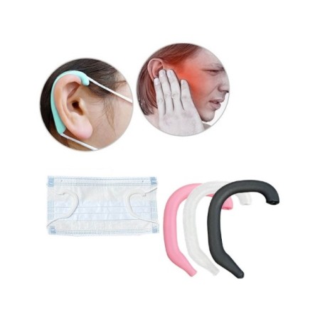 SALVAOREJAS DE SILICONA ADAPTABLE PARA MASCARILLAS PACK 2 UDS