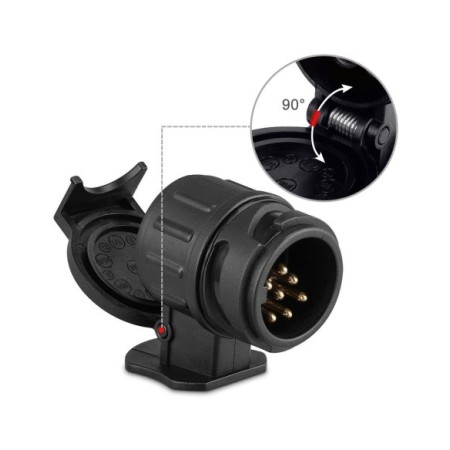 ADAPTADOR PARA CONECTOR DE REMOLQUE REDUCTOR DE 13 A 7 PIN C/6