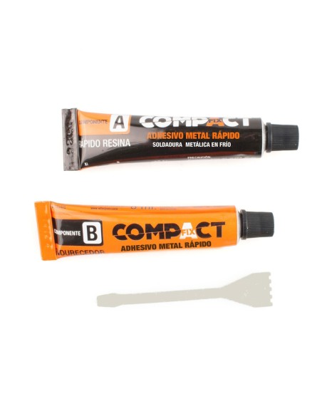 ADHESIVO SOLDADURA METAL EN FRIO COMPACT 2X15ML