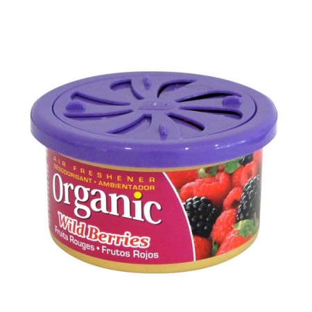AMBIENTADOR DE LATA ORGANICO LD FRUTOS ROJOS C/18