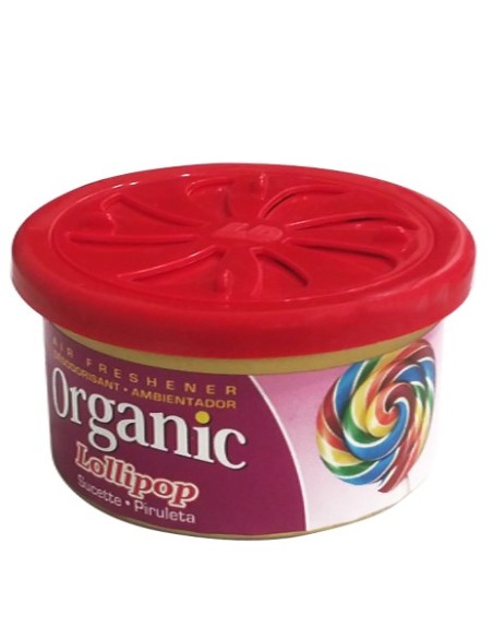 AMBIENTADOR DE LATA ORGANICO LD PIRULETA C/18