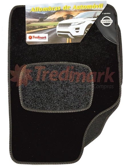 JUEGO DE ALFOMBRAS MOQUETA SEMIMEDIDA NISSAN 4UDS