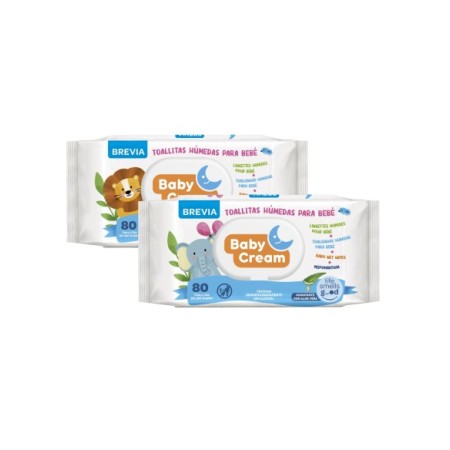TOALLITAS BEBE CREAM 80 UDS C/12