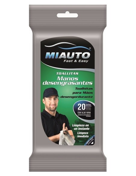 TOALLITAS LIMPIA MANOS DESENGRASANTES 20UDS C/20