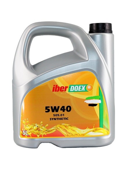 ACEITE IBERDOEX 5W40 SINTETICO 505.01 5L CAJA/4UDS