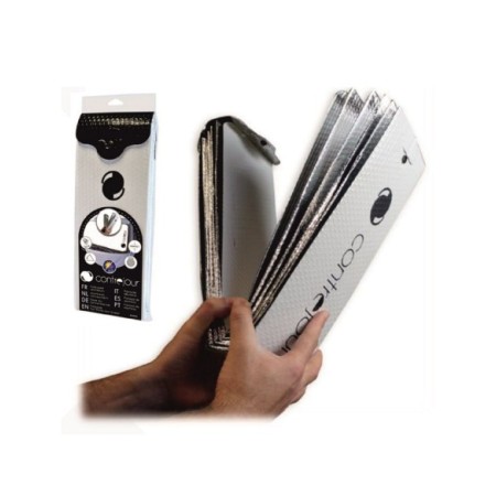 PARASOL DELANTERO BLANCO PLEGABLE T/L 130X70 EXTRA RIGIDO