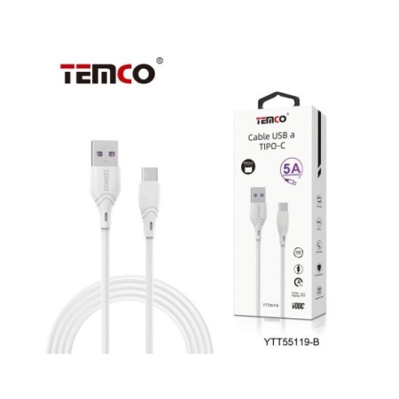 CABLE DE TELEFONO 5.A 1M TIPO C CARGA ULTRA RAPIDA YTT55119 C/10