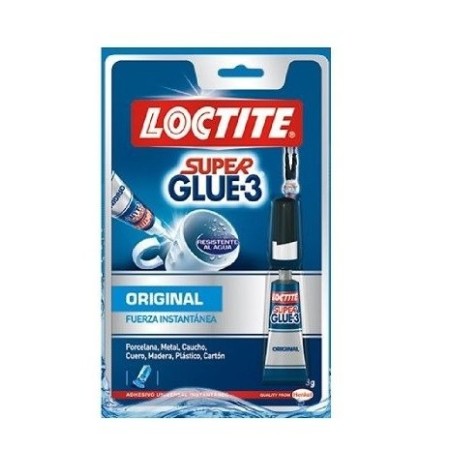 LOCTITE SUPER GLUE-3 ORIGINAL 3GR BLISTER C/40