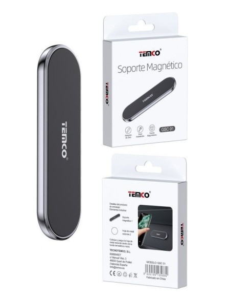 SOPORTE DE TELEFONO MAGNETICO PLANO BASE ADHESIVA