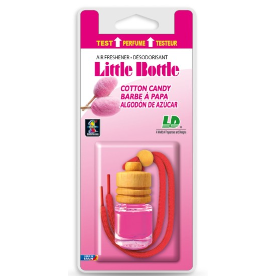 AMBIENTADOR DE BOTELLITA LD ALGODON DE AZUCAR BLISTER C/12