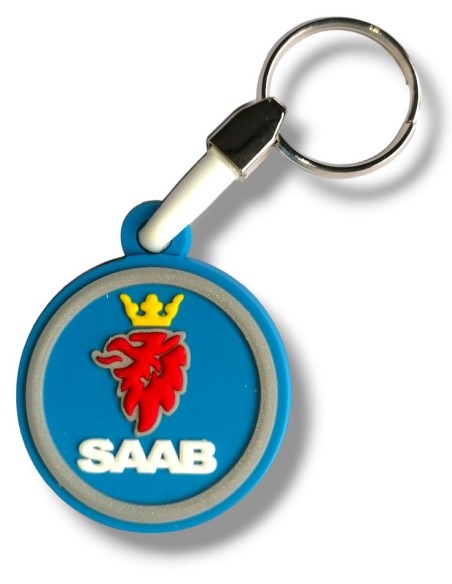 LLAVERO SILICONA SAAB