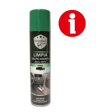 LIMPIA SALPICADERO HISPANOCAR MATE PINO 400ML C/6 R/40304400/PINO