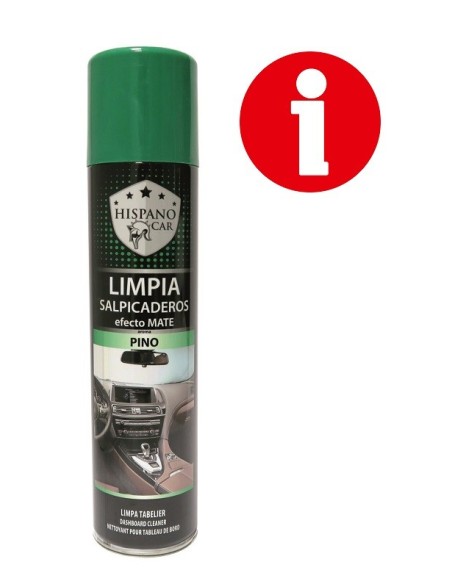 LIMPIA SALPICADERO HISPANOCAR MATE PINO 400ML C/6 R/40304400/PINO