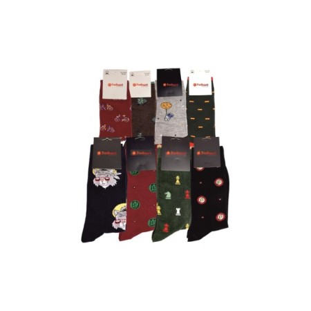 CALCETIN ALGODON SIN COSTURA DIBUJOS SURTIDOS T 40/46