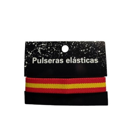 PULSERA ELASTICA BANDERA DE ESPAÑA