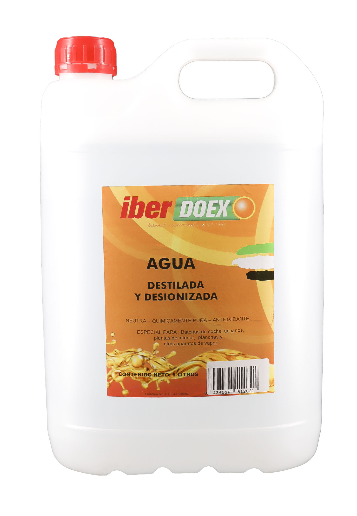 REPSOL AGUA DESTILADA 5 LITROS 【 Todo en LUBRICANTES 】