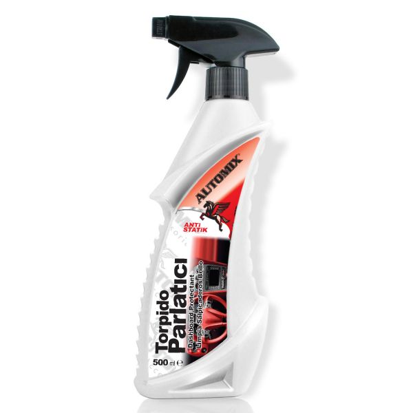 LIMPIADOR Y RENOVADOR DE SALPICADEROS Y PLASTICOS 500ML AUTOMIX