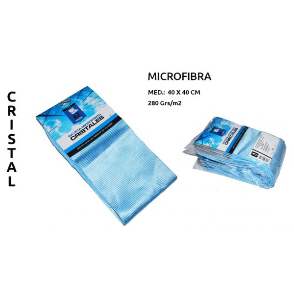 BAYETA MICRO FIBRA CRISTALES 40CM X 40CM