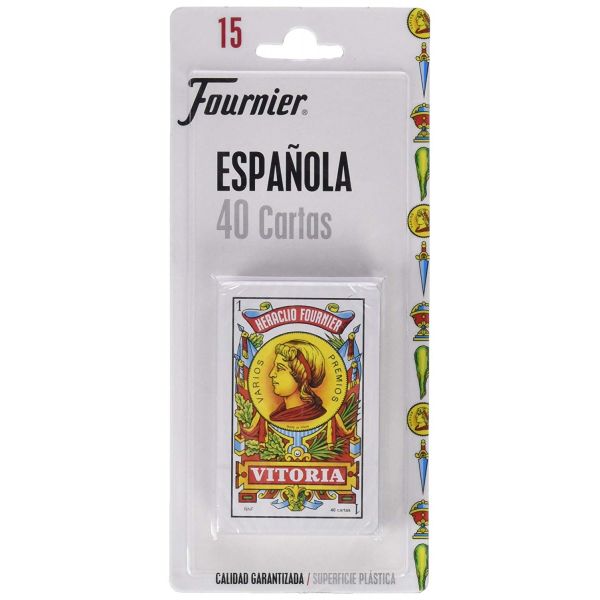 BARAJA NAIPES ESPAÑOLA FOURNIER Nº 15 BLISTER
