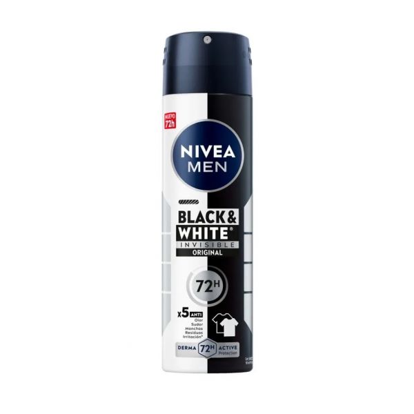 DESODORANTE EN SPRAY NIVEA MEN BLACK&WHITE 72H 200ML