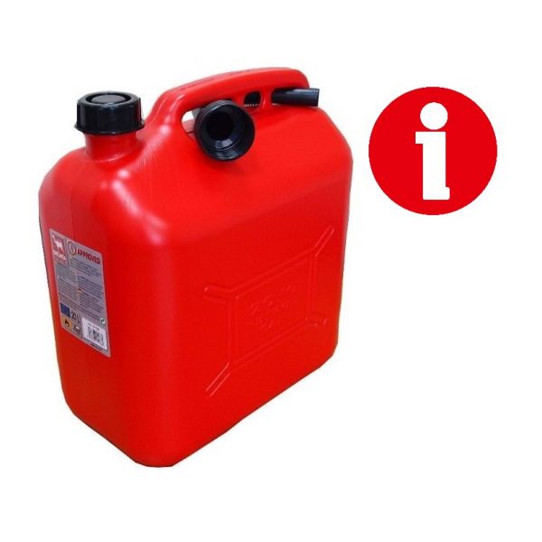 BIDON PLASTICO HOMOLOGADO 20L BOCA ANCHA