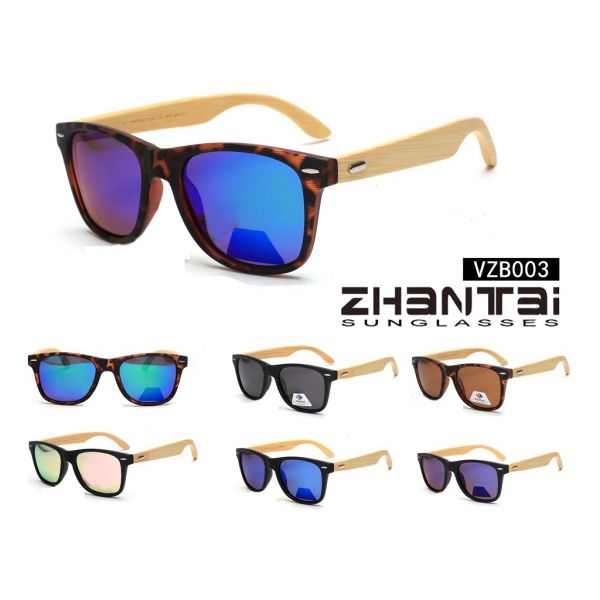 GAFA DE SOL POLARIZADA M40 PATILLA MADERA MONTURA RASGADA VZB003