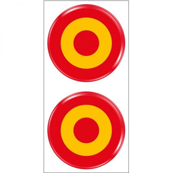 ADHESIVO RESINA 2 DIANAS ESPAÑA 20MM X 20MM