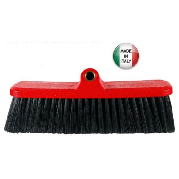 CEPILLO LAVACOCHES CON CERDA DE PVC Y ROSCA DE ACERO