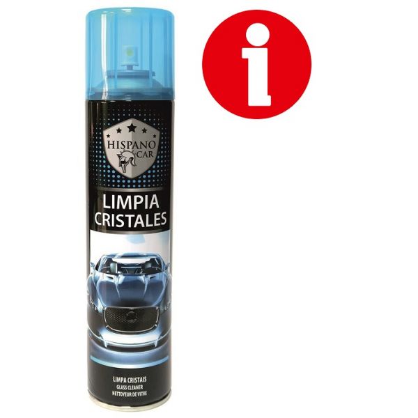 LIMPIA CRISTALES ESPECIAL FORMULA ESPUMA 400ML C/6 HISPANOCAR
