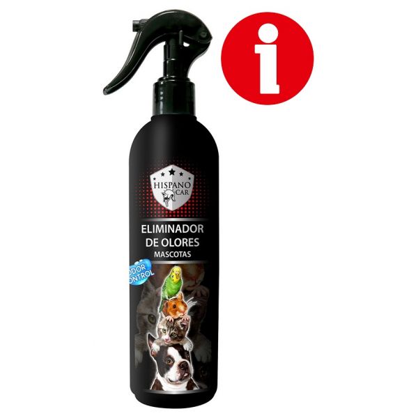 ELIMINADOR DE OLORES ESPECIAL MASCOTAS 350ML C/6 HISPANOCAR