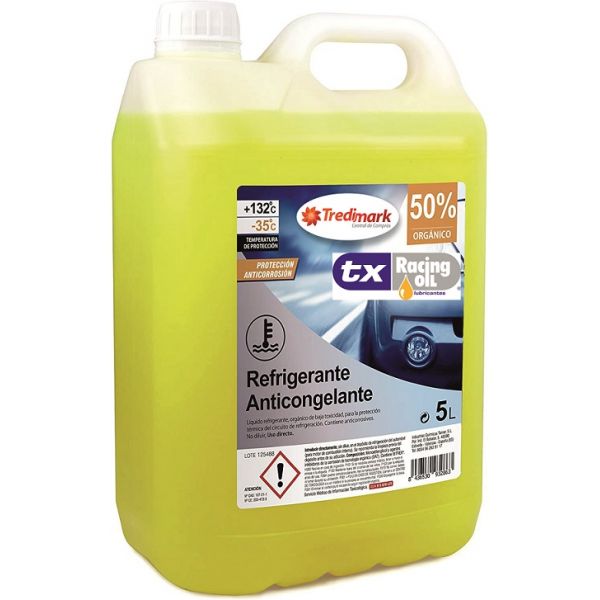 ANTICONGELANTE 50% G12 + ORGANICO AMARILLO  5L