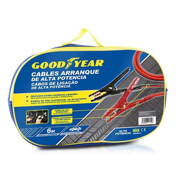 CABLES DE ARRANQUE PROFESIONAL GOODYEAR 600AMP/22MM/6 METROS