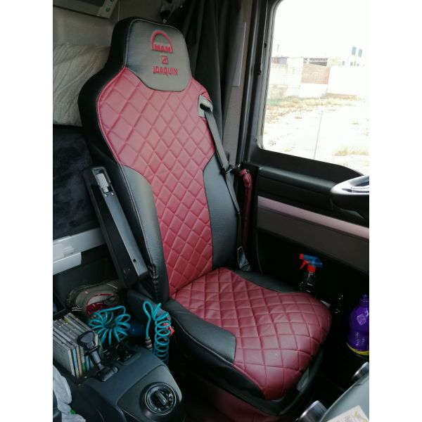 FUNDA A MEDIDA 2UD POLIPIEL PARA CAMION VOLVO (ARTICULO PERSONALIZABLE, LEA LA DESCRIPCION